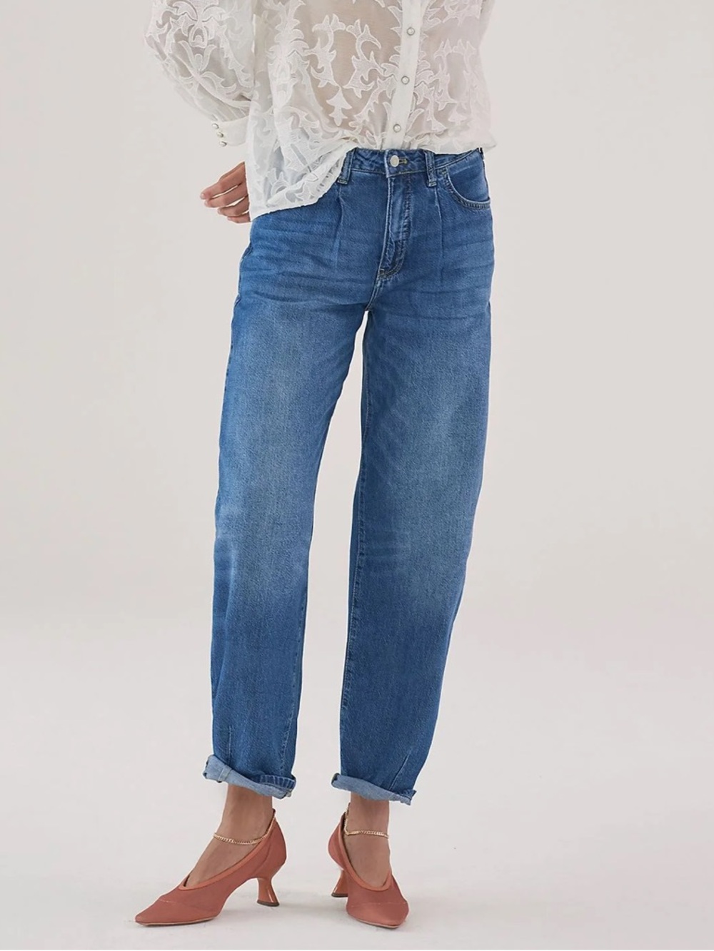 Anthropologie Pilcro The Breaker Relaxed fit barrel leg jeans sz 31